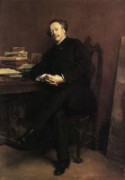 讓 路易 歐內斯特 梅索尼爾 Portrait of Alexandre Jr Dumas 讓 路易 歐內斯特 梅索尼爾 Portrait of Alexandre Jr Dumas